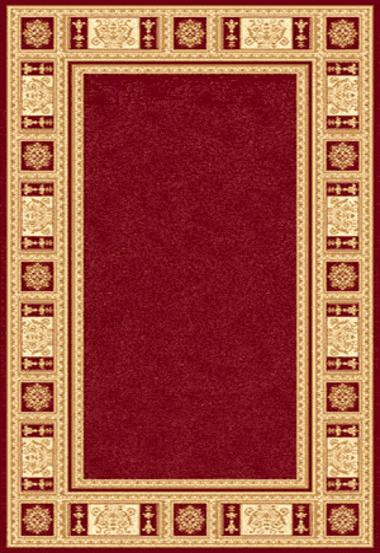 IZMIR 1 Красный Классический ковёр в восточном стиле, наиболее популярный дизайн на сегодняшний день. Ковер Российский Измир.Высота ворса 12 мм.Состав Хитсэт 100%.Вес м2: 2500 г.
Цена за м2: