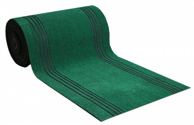 Дорожка офисная Синтелон Стейз Зеленый Производитель рекомендует использовать ковровые дорожки "Стейз" в коридорах и на лестницах. Цена указана за 1 погонный метр.