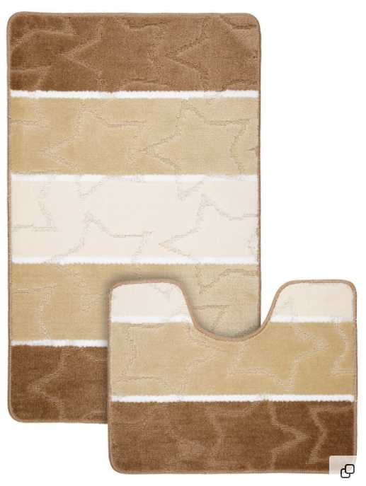 Набор ковриков для ванной Classic №94 Материал: Полипропилен
Размеры:   60*100 и 50*60
Страна:     Турция