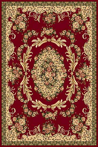 OLIMPOS 11 Красный Коллекция российских ковров «Олимпос» - это разнообразный дизайн и формы.  Высота ворса 11 мм. Количество ворсовых точек на кв.м.: 281600. Состав Хитсэт 100%. Вес м2: 2200 г.  Цена за м2: