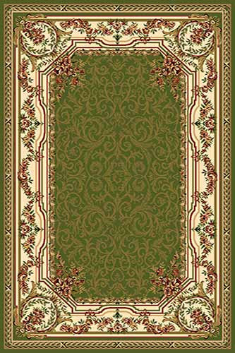 OLIMPOS 12 Зеленый Коллекция российских ковров «Олимпос» - это разнообразный дизайн и формы.  Высота ворса 11 мм. Количество ворсовых точек на кв.м.: 281600. Состав Хитсэт 100%. Вес м2: 2200 г.  Цена за м2: