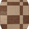 Ковёр VEGAS-S005-BEIGE-BROWN-OVAL