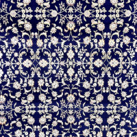 Ковролин тканный бытовой "Монреаль Синий"