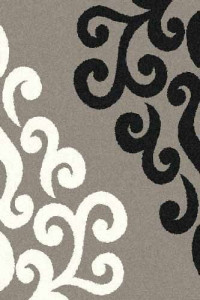 Прямоугольный ковер PLATINUM T628 GRAY